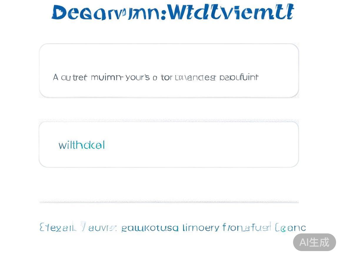 第三步：提交提现申请
在钱包界面，点击“提现”按